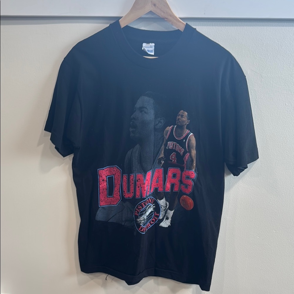 Vintage Detroit Pistons Dumars Tee Shirt
